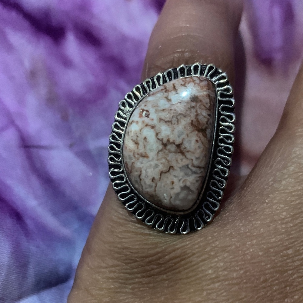 Silver and Stone Ring